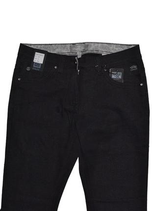 Черные плотные штаны джинсы  double face
