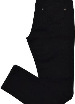 Черные плотные штаны джинсы  double face4 фото