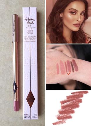 Олівець для губ charlotte tilbury lip cheat lip liner pillow talk 2 medium