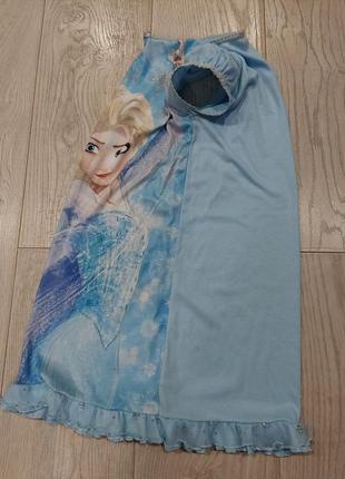 Ночная сорочка, платье для дома с эльзой disney 6-7 лет3 фото
