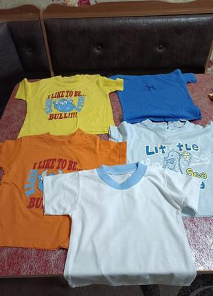 Футболка з коротким рукавом 9-12 міс