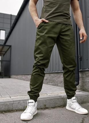 Штани чоловічі кольору хакі