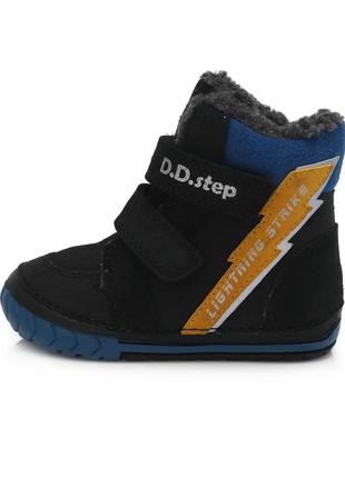 Зручні зимові шкіряні чоботи ddstep2 фото