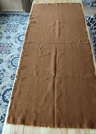 Красивая скатерть,дорожка 60*138 красивый кирпично-коричневый цвет