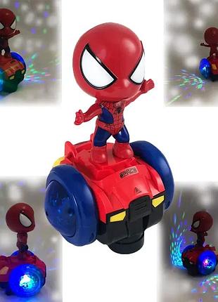 Детская игрушка машинка super spider car с диско-светом и музыкой