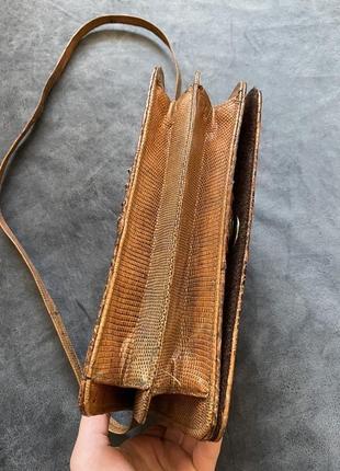 Вінтажна сумка зі шкіри крокодила6 фото