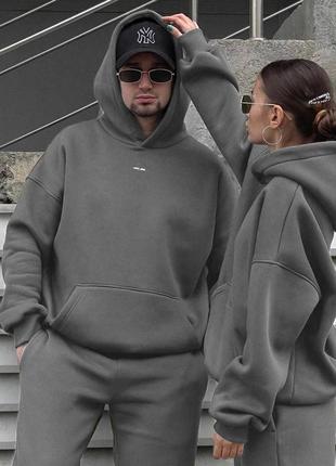 Спортивный костюм family look/Роз худи+брюки