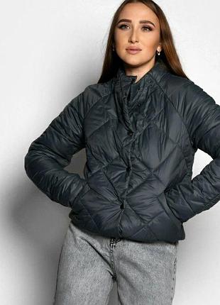 Демисезонная куртка арт. 8915, нефрит