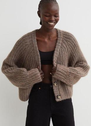 В'язаний кардиган оверсайз zara вязаный кардиган оверсайз