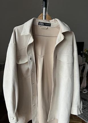 Рубашка из эко-кожи