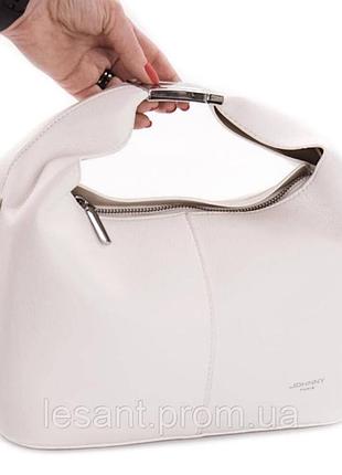 Стильна жіноча сумка біла