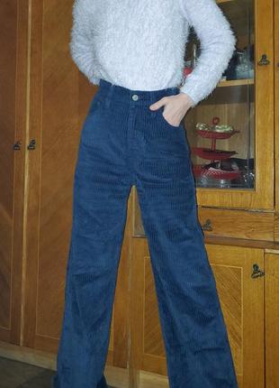 Широкие вельветовые брюки джинсы  levis палаццо wide leg