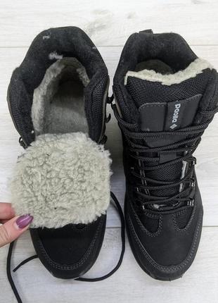 Ботинки мужские зимние paolla черные на шнурках5 фото