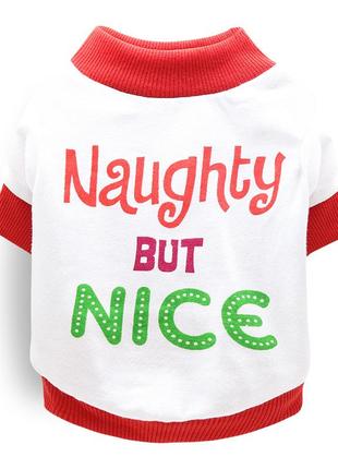 Одежда для собак. футболка для котов и собак белая с принтом n0050