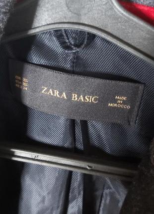 Пиджак/жакет zara из овечьей шерсти7 фото