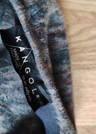 Kangol теплый шерстяной берет шапка с бубоном.7 фото