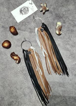 Сережки essence cult італія натуральна шкіра frye