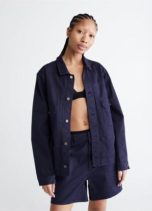 Calvin klein джинсова куртка (ck overdyed utility chore jacket) з американками m,l4 фото