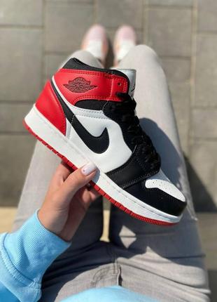 Женские кроссовки nike air jordan 1&nbsp; женские кроссовки най аир джордан4 фото