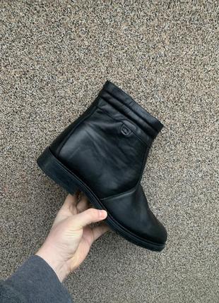 Шкіряні утеплені черевики franco grifone