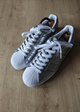 Фирменные женские кроссовки кеды  adidas superstar boost, р.40,5.3 фото