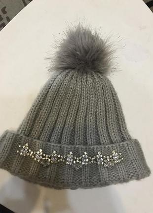 Стильна шапка зі стразами, англія