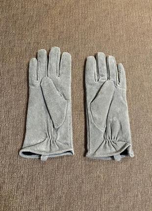 Перчатки замшевые утеплённые новые f&f размер s-m2 фото