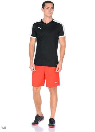 Мужские красные шорты с кантом эсклюзивно для puma с лого asm fc клуба монако