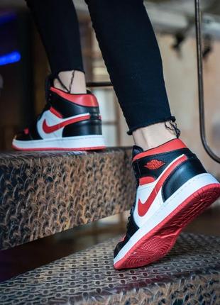 Чоловічі кросівки nike air jordan 1 мужские кроссовки найк аир джордан