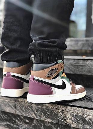 Мужские кроссовки nike air jordan 1&nbsp; мужские кроссовки найк аир джордан