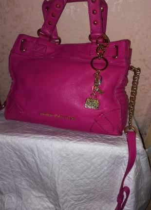 Juicy couture сумка кожаная3 фото