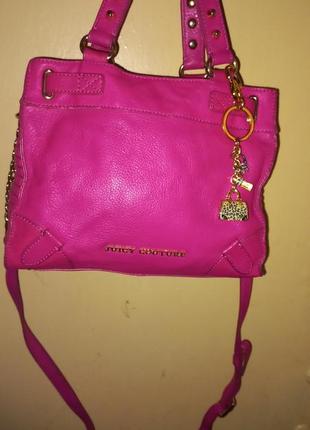 Juicy couture сумка кожаная1 фото