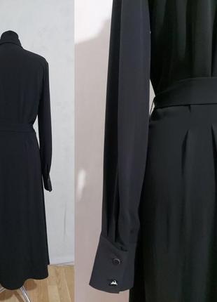 Платье h&m giuliva heritage , платье- рубашка по длине на пуговицах с пояском9 фото
