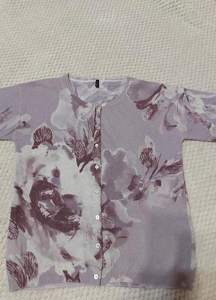 Короткий кардиган, кофточка /шерсть/ benetton