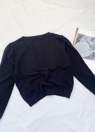 Свитер, кофта, топ. пуловер, укороченный, brandy melville5 фото