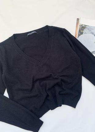 Свитер, кофта, топ. пуловер, укороченный, brandy melville6 фото