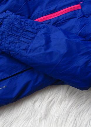 Спортивная горнолыжная термо влагостойкая теплая куртка парка с капюшоном decathlon wedze firstheat4 фото
