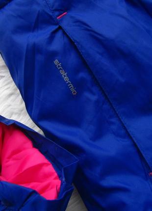 Спортивная горнолыжная термо влагостойкая теплая куртка парка с капюшоном decathlon wedze firstheat6 фото