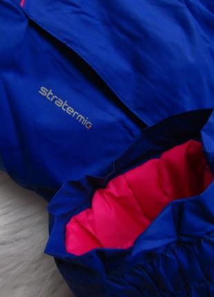 Спортивная горнолыжная термо влагостойкая теплая куртка парка с капюшоном decathlon wedze firstheat7 фото