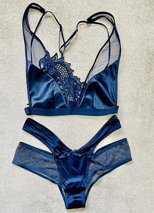 Люксовый комплект белья 119$ victorias secret  unlined dragon. оригинал