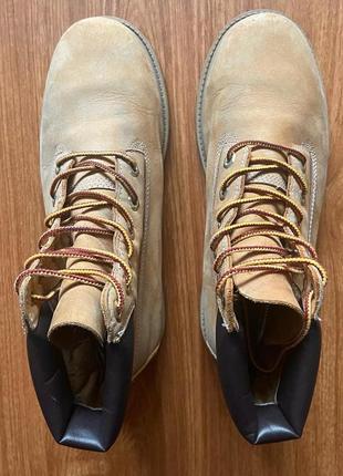 Женские кожаные ботинки timberland boots4 фото