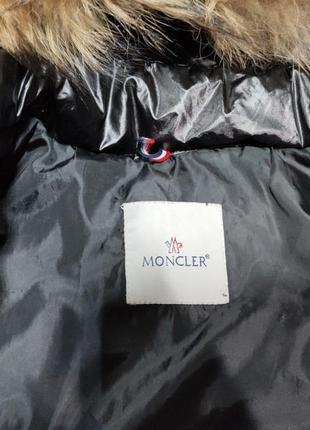 Пальто пуховик moncler black5 фото