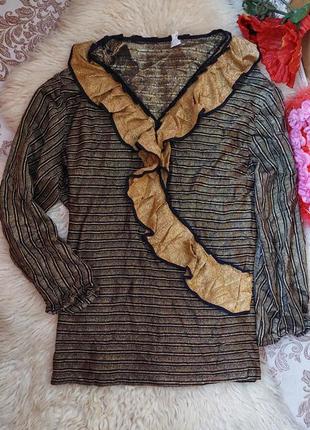 Шикарная нарядная блуза батал большого размера