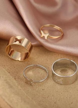 Набір набор кілець колечко кільця массивные масивні колечко кольца кольцо1 фото