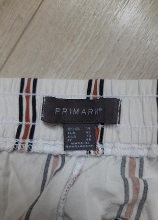 Брюки женские летние primark полосатые в полоску2 фото