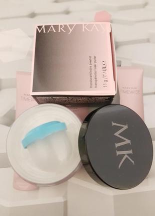 Рассыпчатая прозрачная пудра на распив mary kay мері кей мери кей пробник