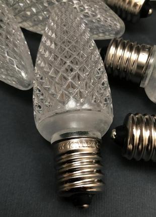 Светодиодная рождественская лампочка c9, e17.
