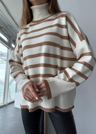 Вязаный женский свитер5 фото