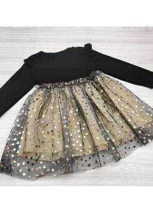 Нарядна святкова сукня для дівчинки чорна star4 фото