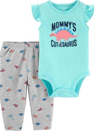 Комплект carters, боди, штаны 3м, 6м, 9м, 12м, 24м